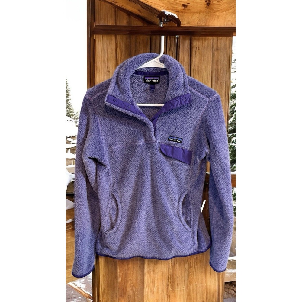Patagonia Women's Re-Tool Snap-T Pullover Ploy Purple Size Small $139